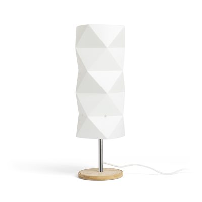 RENDL ZUMBA stolná biele PVC/drevo/chróm 230V LED E14 11W