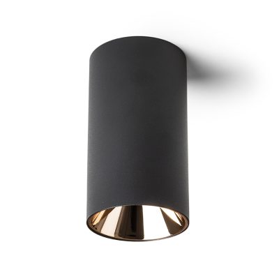 RENDL CANTO stropná bez dekoratívneho krúžku čierna 230V LED GU10 8W