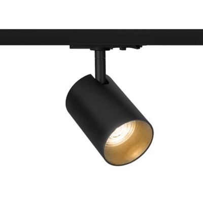 RENDL CONNOR na jednookr. lištu čierna/zlatá 230V LED GU10 10W
