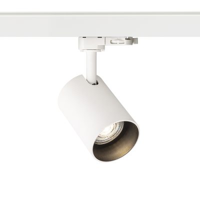 RENDL CONNOR na trojokruh. lištu biela/čierna 230V LED GU10 10W