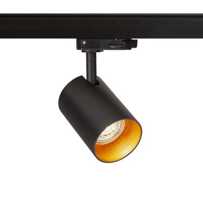 RENDL CONNOR na trojokruh. lištu čierna/zlatá 230V LED GU10 10W