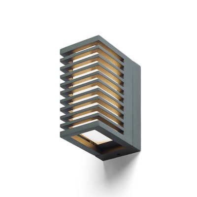 RENDL CLAIRE RC nástenná antracitová mliečny akrylát 230V LED 6W IP54 3000K