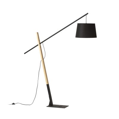 RENDL DANTE stojanová čierna drevo 230V LED E27 15W