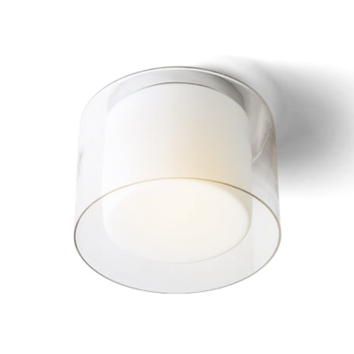 RENDL VENICE 23 stropná číre sklo/opálové sklo/chróm 230V LED E27 11W IP44