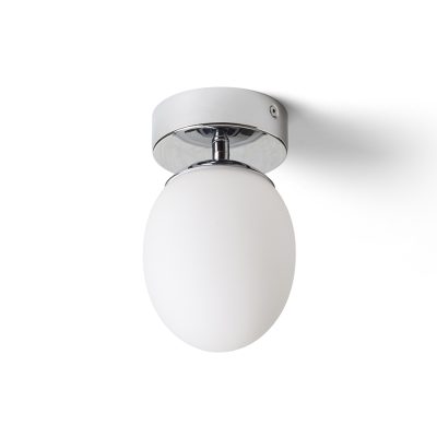 RENDL MERINGUE 11 stropná opálové sklo/chróm 230V LED G9 9W IP44
