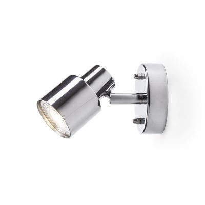 RENDL VALTO I nástenná chróm 230V GU10 LED 5W IP44