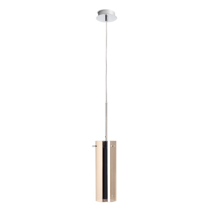 RENDL SANSSOUCI I závesná medené sklo 230V LED E27 15W – obrázok 1