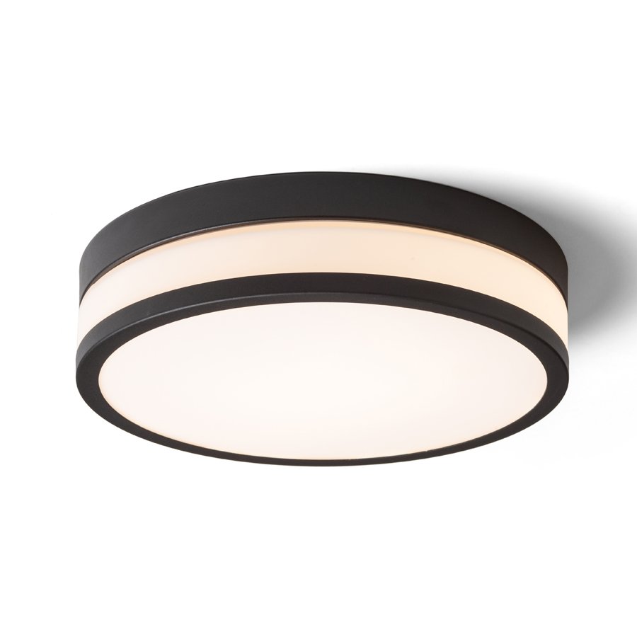 RENDL CIRA LED 35 stropná opálové sklo/čierna 230V LED 24W IP44 3000K – obrázok 1