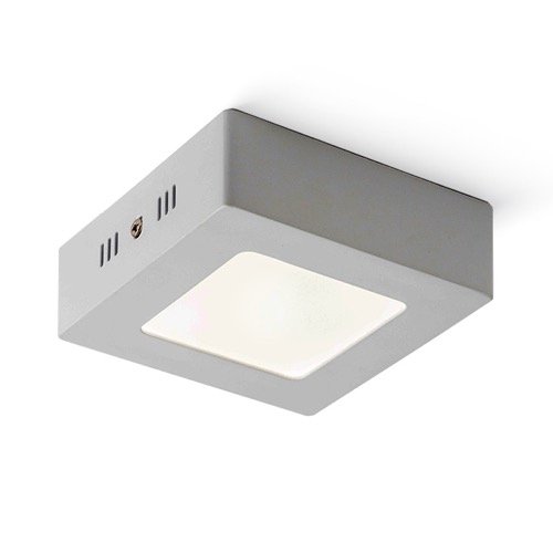RENDL SLENDER SQ 12 prisadená matný nikel 230V LED 6W 3000K – obrázok 1