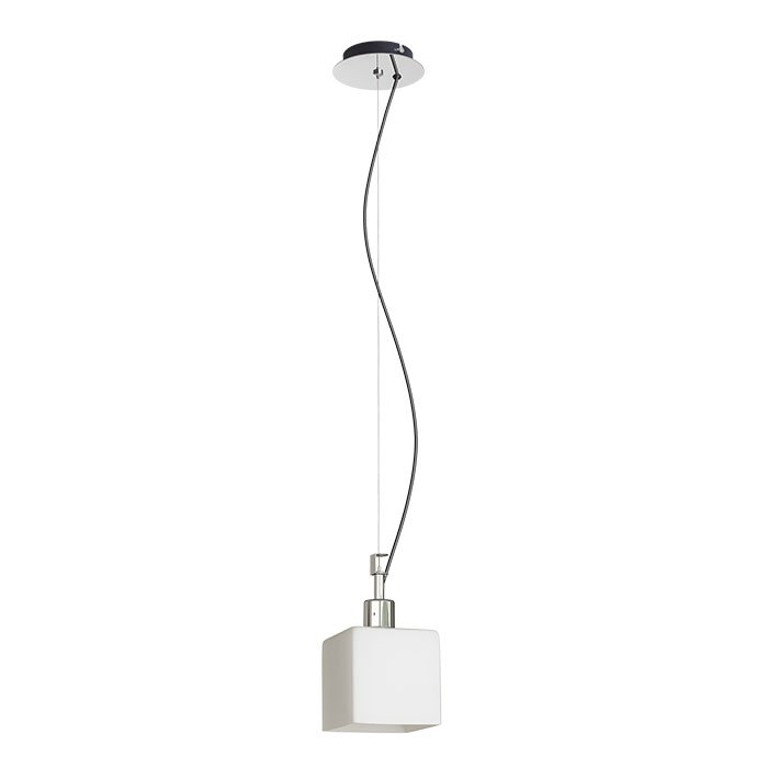 RENDL DADOS NEW závesná opálové sklo/chróm 230V LED E27 11W – obrázok 1