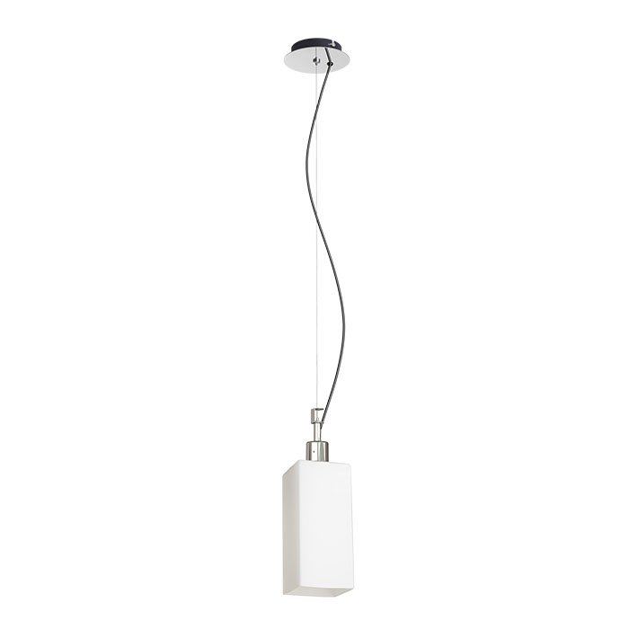 RENDL LIZ NEW závesná opálové sklo/chróm 230V LED E27 15W – obrázok 1