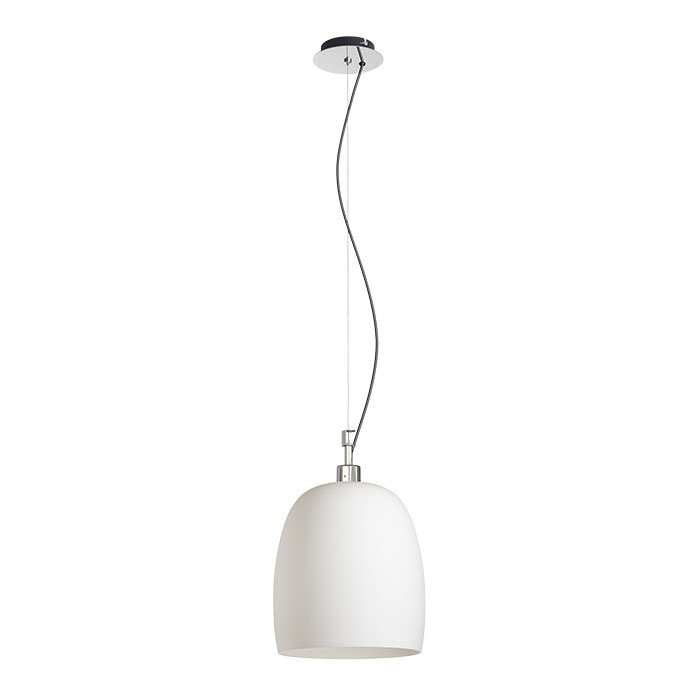 RENDL COROA NEW 28 závesná opálové sklo/chróm 230V LED E27 15W – obrázok 1