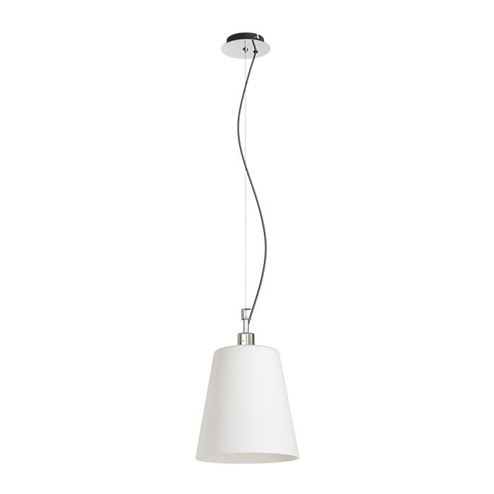 RENDL BABU NEW 22 závesná opálové sklo/chróm 230V LED E27 15W – obrázok 1