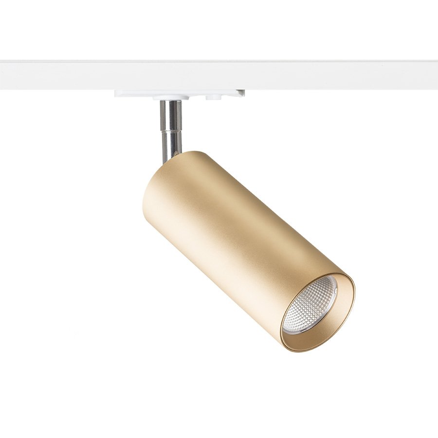RENDL MAVRO DIMM na jednookr. lištu zlatá 230V LED 12W 38° 3000K – obrázok 1