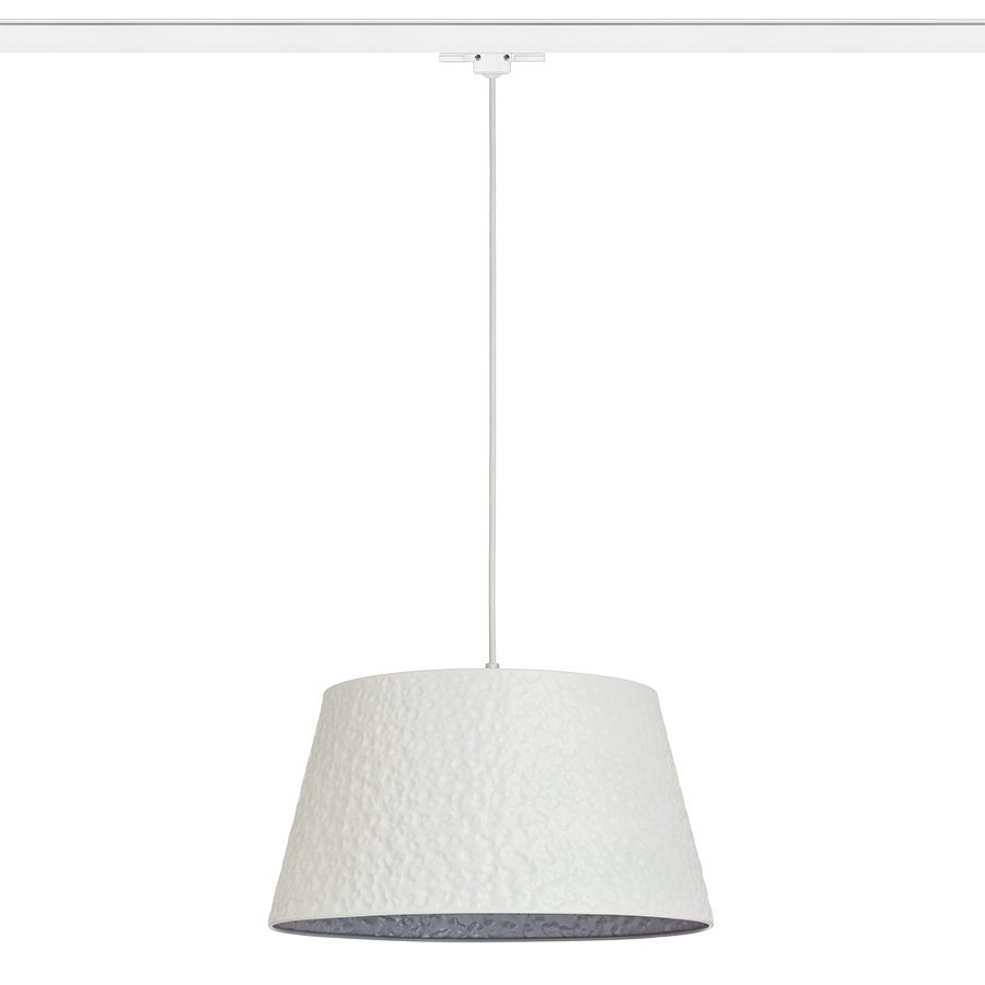 RENDL BUCKY 40 na trojokruh. lištu biela/sivá kov 230V LED E27 15W – obrázok 1