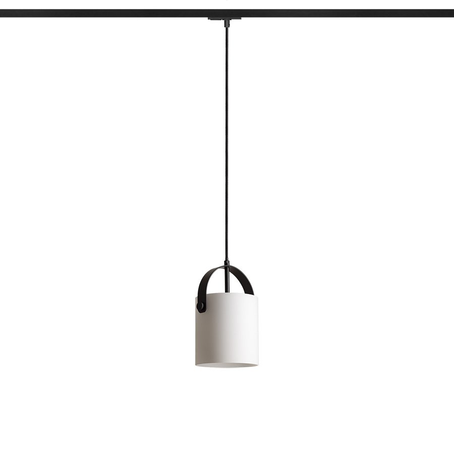 RENDL JULIETTA 16 na jednookr. lištu opálové sklo/čierna 230V LED E27 15W – obrázok 1