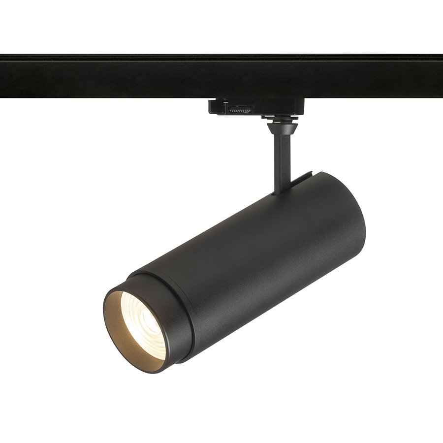 RENDL FOCUS 30 DIMM na trojokruh. lištu čierna 230V LED 30W 10 60° 3000K 4000K 5000K – obrázok 1