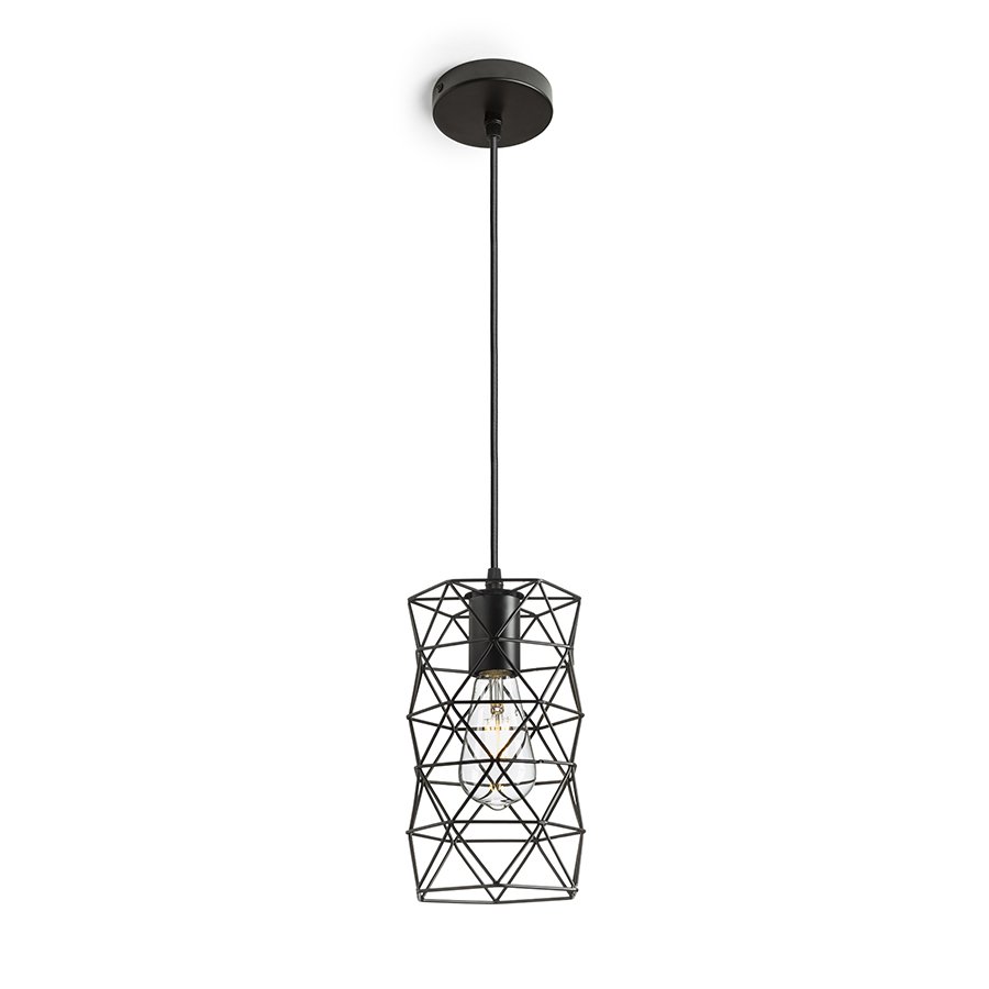 RENDL ILUSIA závesná čierna 230V LED E27 15W – obrázok 1
