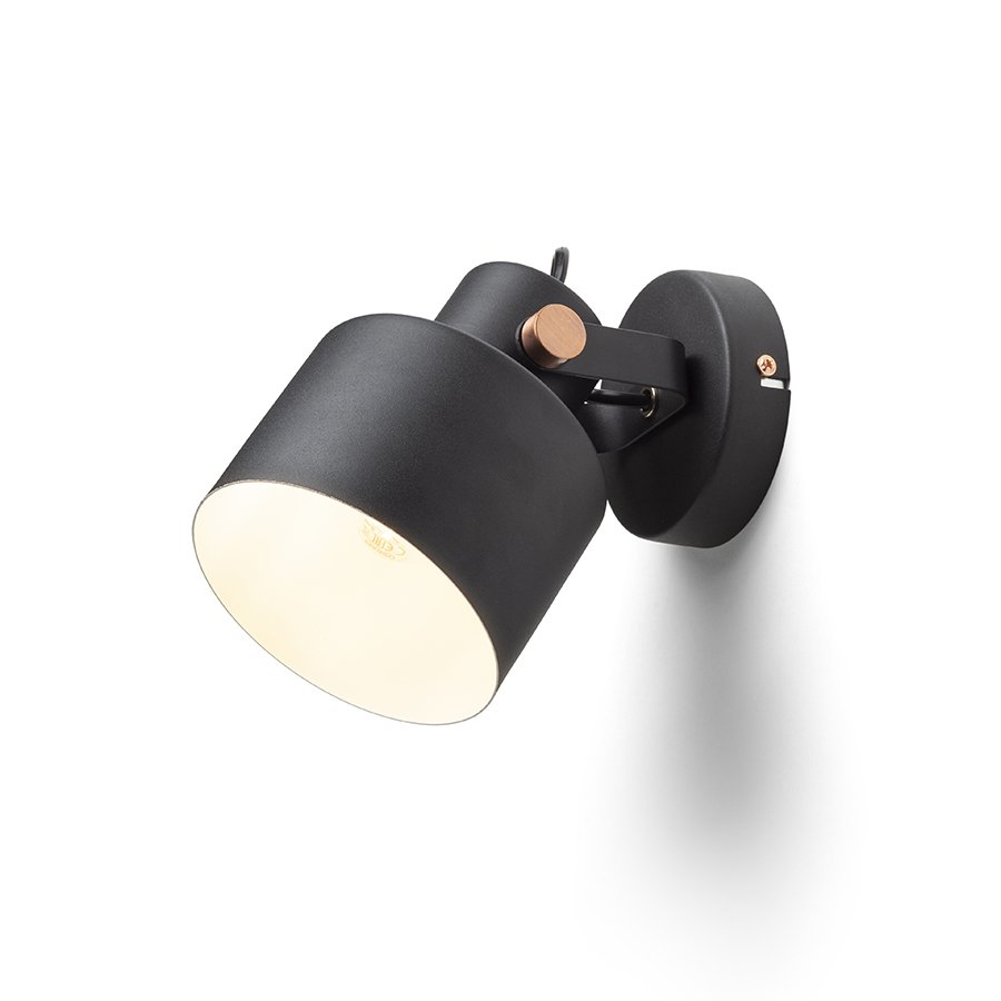 RENDL CELEIA prisadená matná čierna česaná meď 230V LED E27 11W – obrázok 1