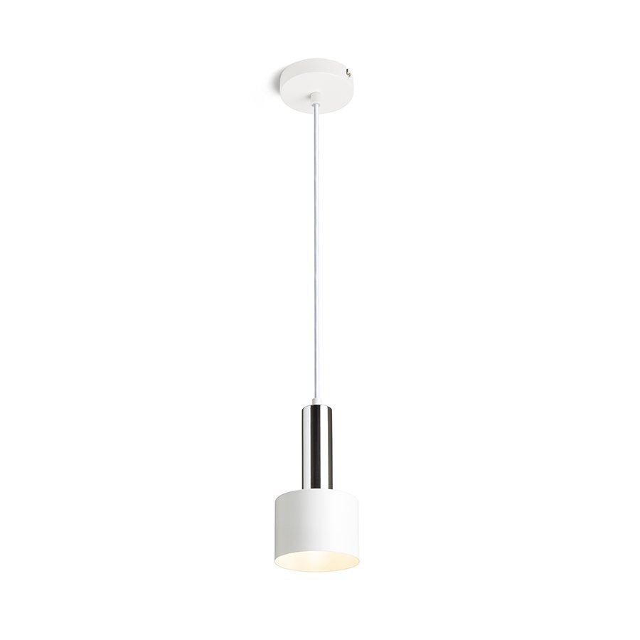 RENDL GIULIA 12 závesná biela chróm 230V LED E27 11W – obrázok 1