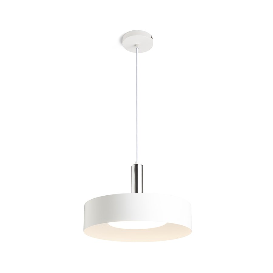 RENDL GIULIA 40 závesná biela chróm 230V LED E27 30W – obrázok 1