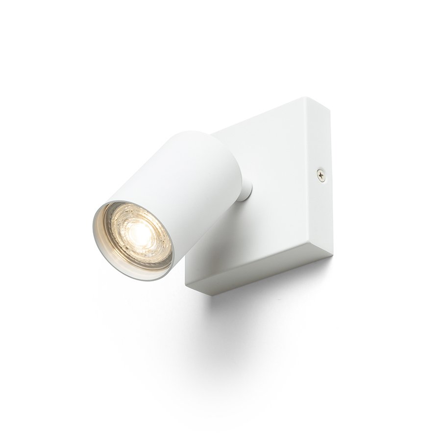 RENDL DUDE SQ prisadená biela 230V LED GU10 9W – obrázok 1