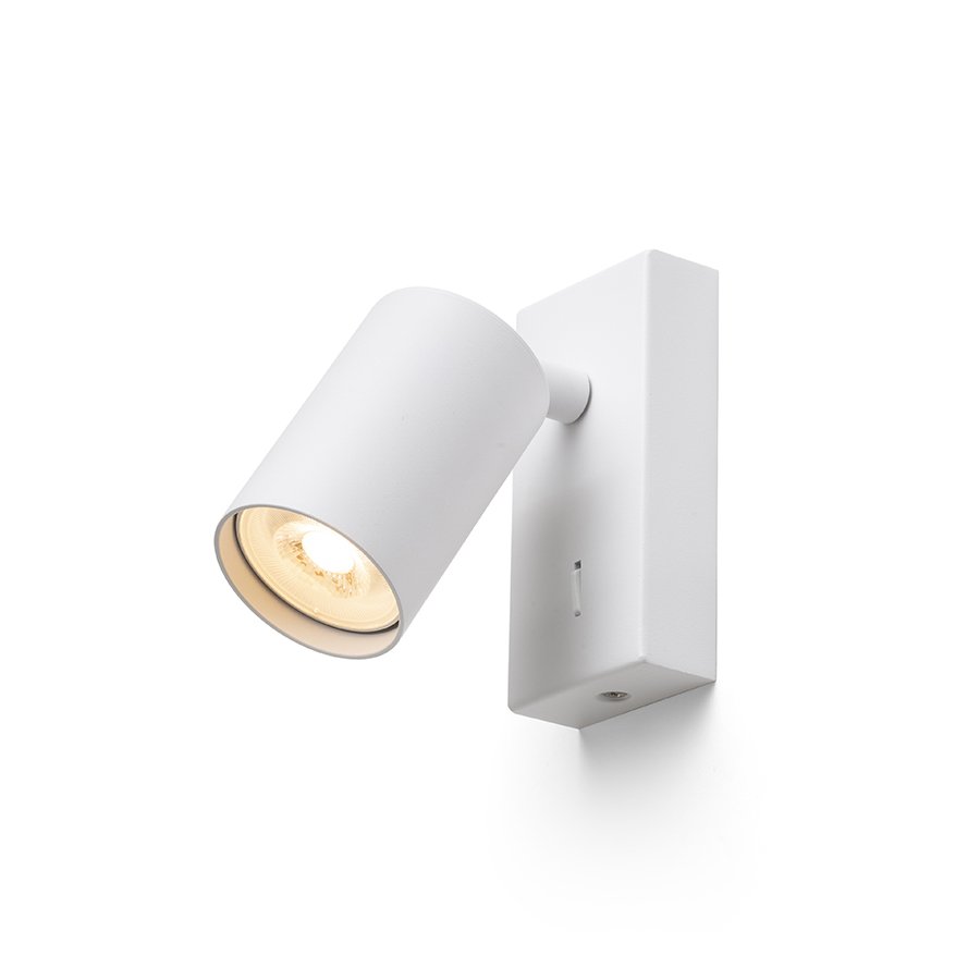 RENDL DUDE nástenná biela 230V LED GU10 9W – obrázok 1