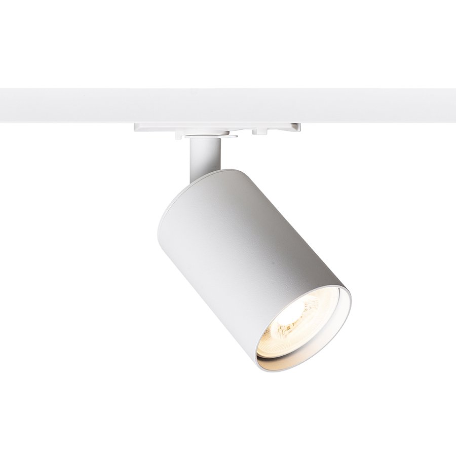 RENDL DUDE na jednookr. lištu biela 230V LED GU10 9W – obrázok 1