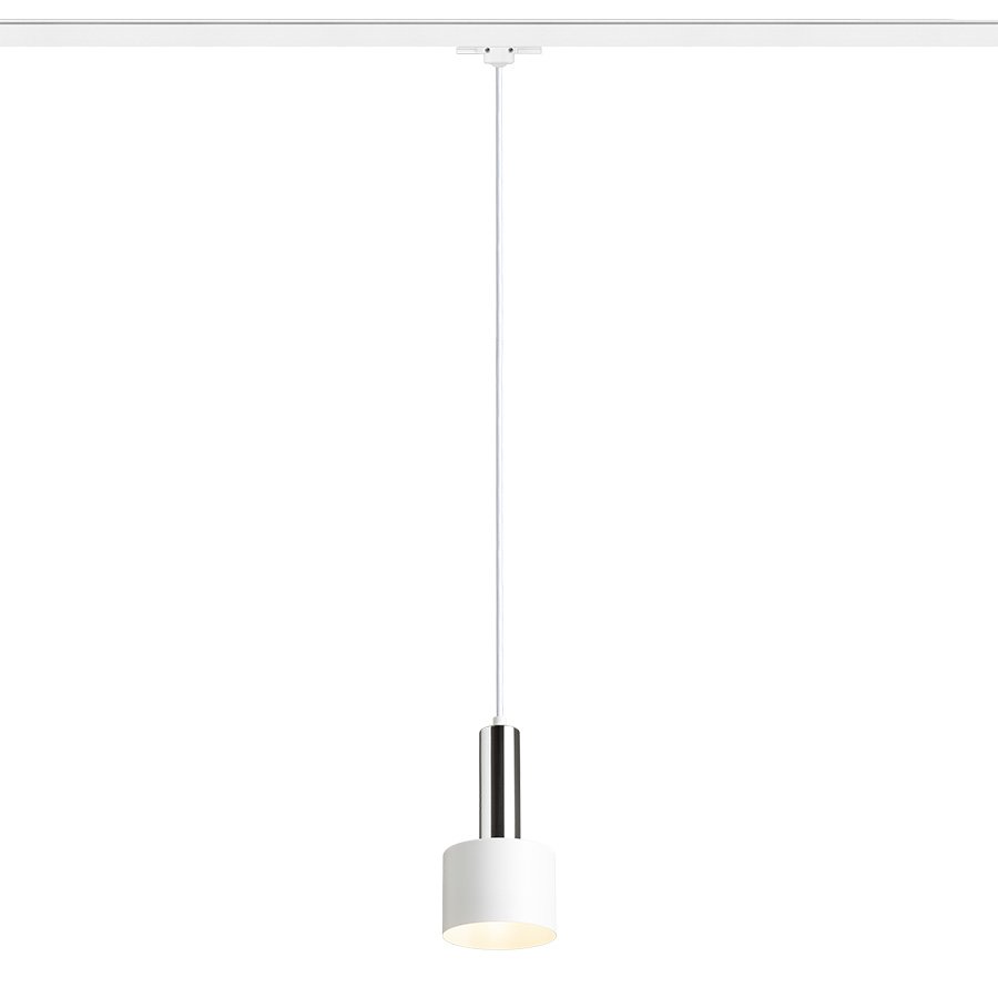 RENDL GIULIA 12 na trojokruh. lištu biela chróm 230V LED E27 11W – obrázok 1