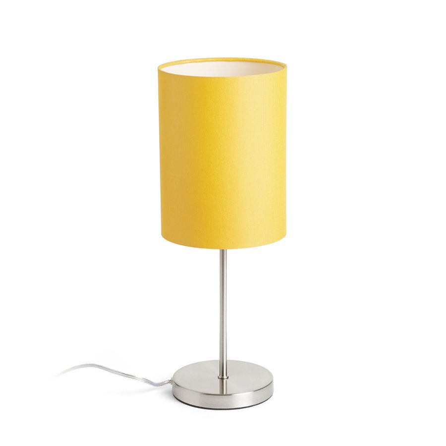 RENDL NYC/RON 15/20 stolná Monaco holubia sivá/strieborné PVC/chróm 230V LED E27 15W – obrázok 1