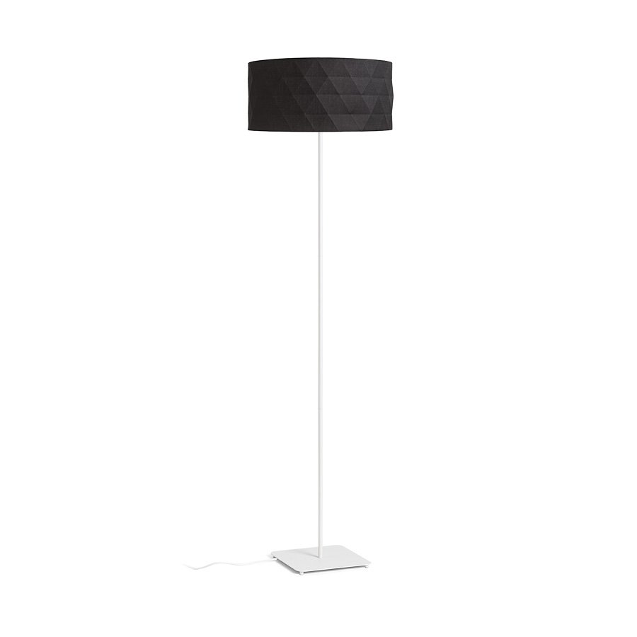 RENDL CORTINA/JAKARANDA stojanová čierna/biela textil/kov 230V LED E27 15W – obrázok 1