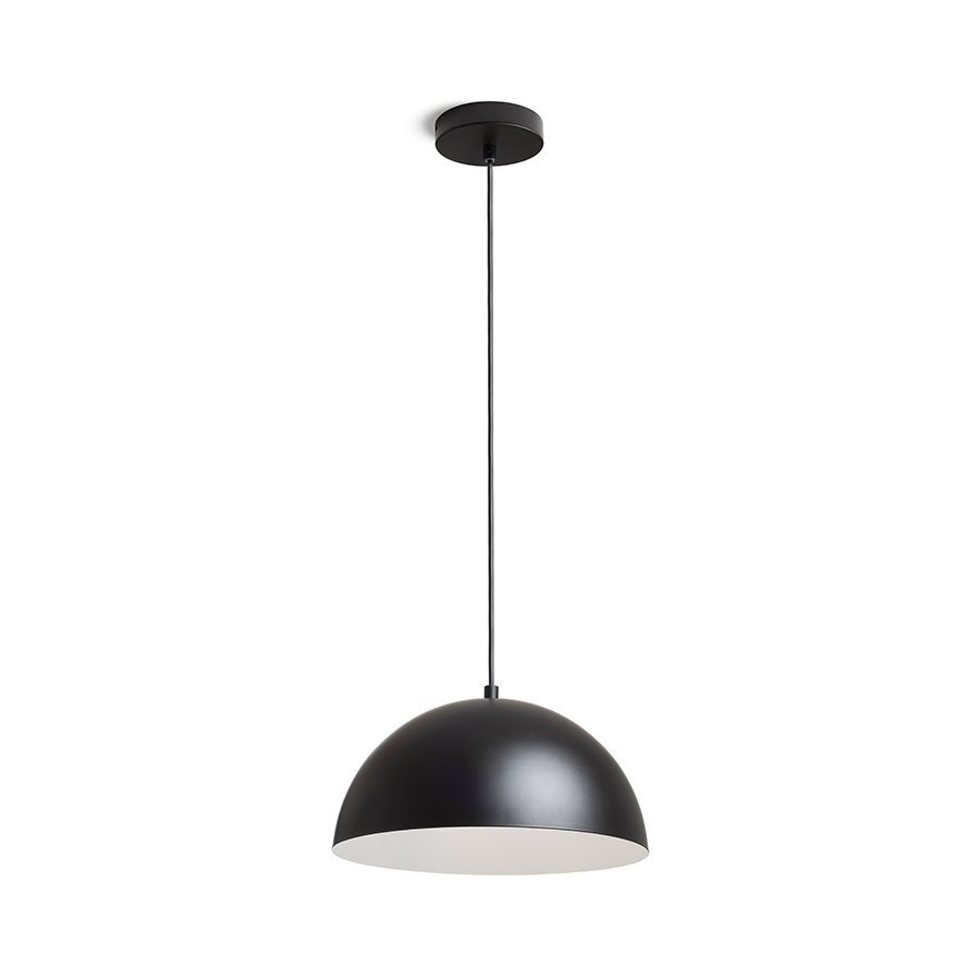 RENDL GLADYS 30 závesná čierna/biela 230V LED E27 15W – obrázok 1