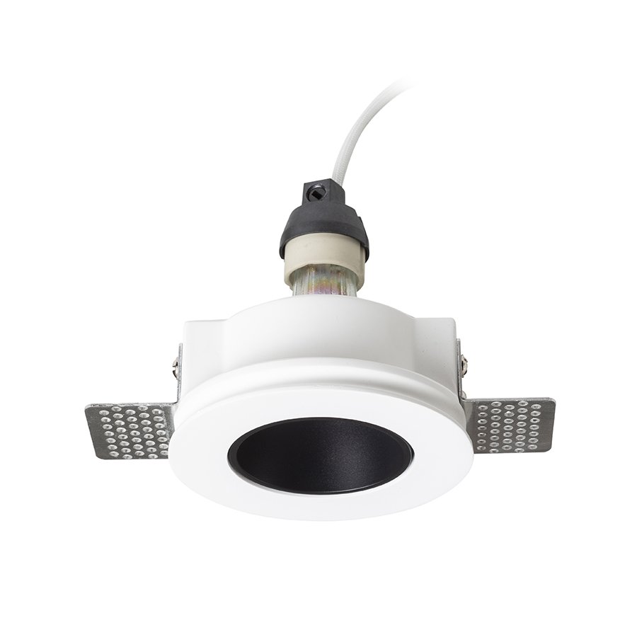 RENDL DAYTONA pevná sadrová/čierna 230V LED GU10 8W – obrázok 1