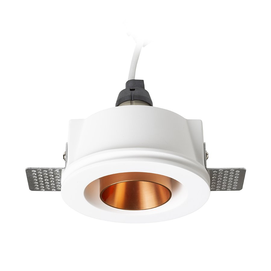 RENDL DAYTONA nakláňacia sadrová/česaná meď 230V LED GU10 8W – obrázok 1