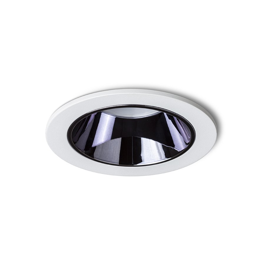 RENDL ANSEL zápustná biela čierny chróm 230V LED 12W 60° 3000K – obrázok 1