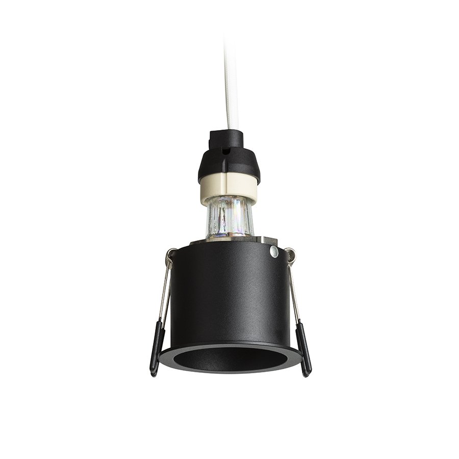 RENDL ORCO zápustná čierna 230V LED GU10 9W – obrázok 1