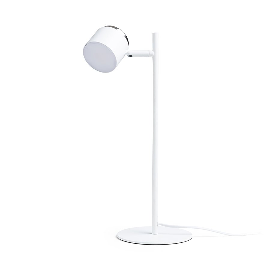 RENDL NOVA stolná biela chróm/mliečny akrylát 230V LED 4.2W 3000K – obrázok 1