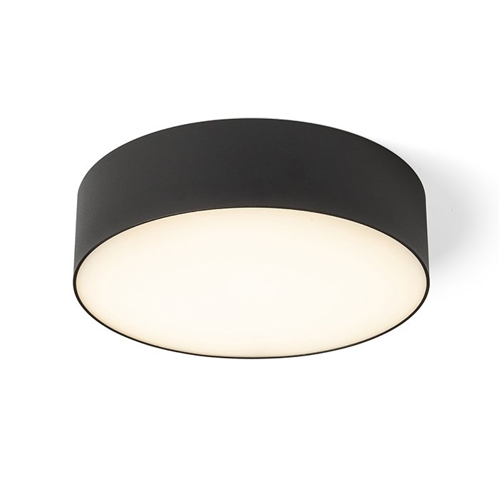 RENDL LARISA R 22 stropná čierna /hliník/akrylátové sklo 230V LED 20W 3000K 4000K 6500K – obrázok 1