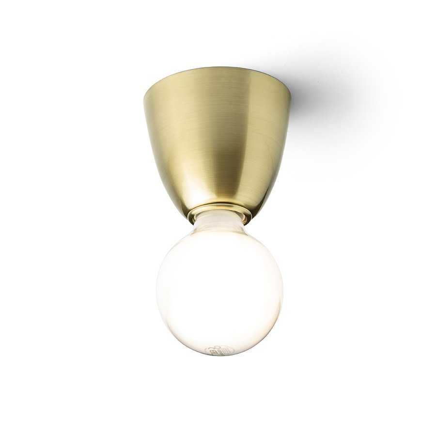 RENDL REACH stropná česaná mosadz 230V LED E27 11W – obrázok 1