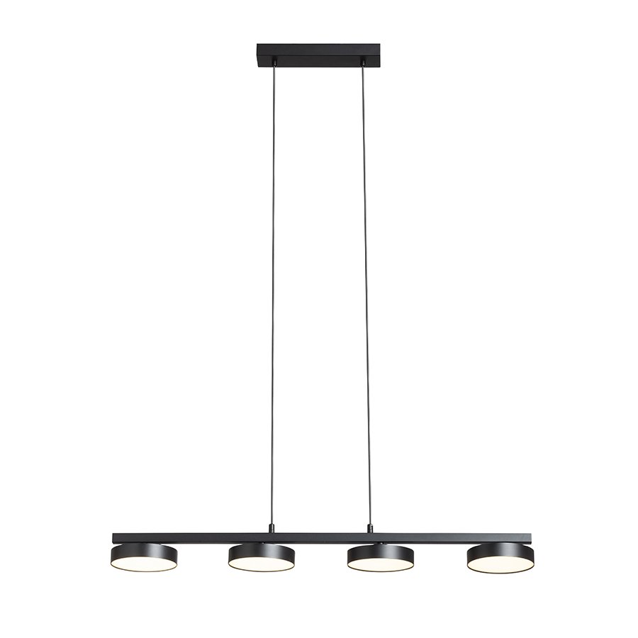 RENDL ARETHA IV závesná čierna 230V LED 4x12W 3000K – obrázok 1