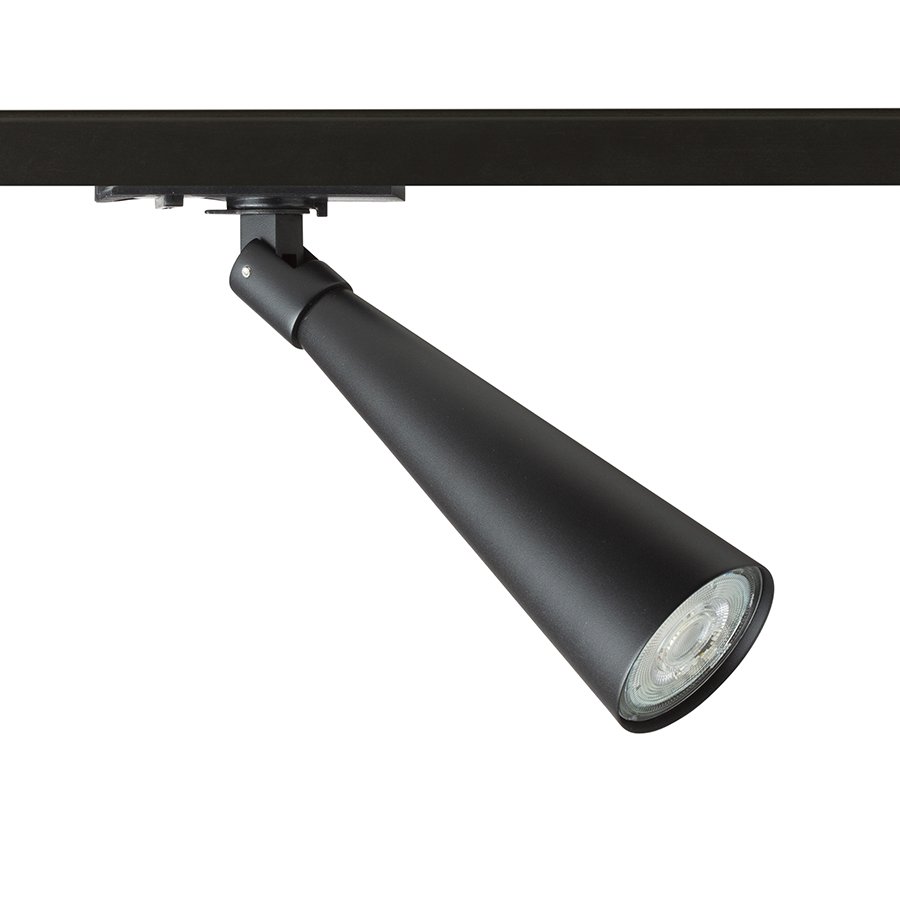RENDL ALEXIS na jednookr. lištu biela/čierna 230V LED GU10 5W – obrázok 1