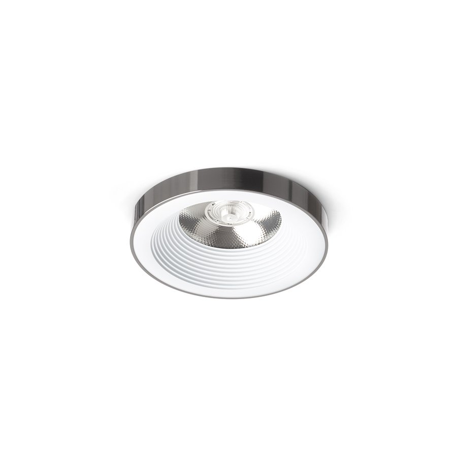 RENDL SHARM PLUS zápustná biela čierny chróm 230V LED 10W 24° 3000K – obrázok 1