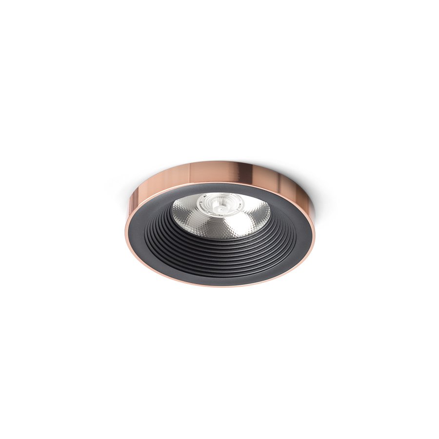 RENDL SHARM PLUS zápustná čierna meď 230V LED 10W 24° 3000K – obrázok 1