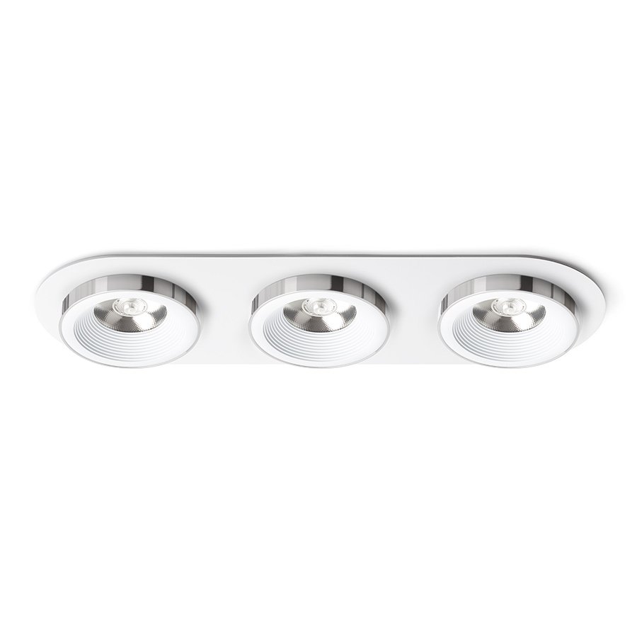 RENDL SHARM R III zápustná biela chróm 230V LED 3x10W 24° 3000K – obrázok 1