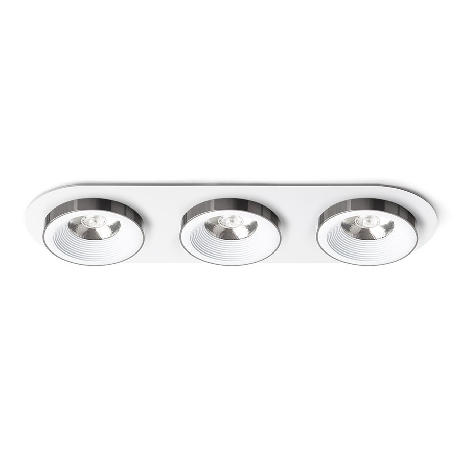RENDL SHARM R III zápustná biela čierny chróm 230V LED 3x10W 24° 3000K – obrázok 1