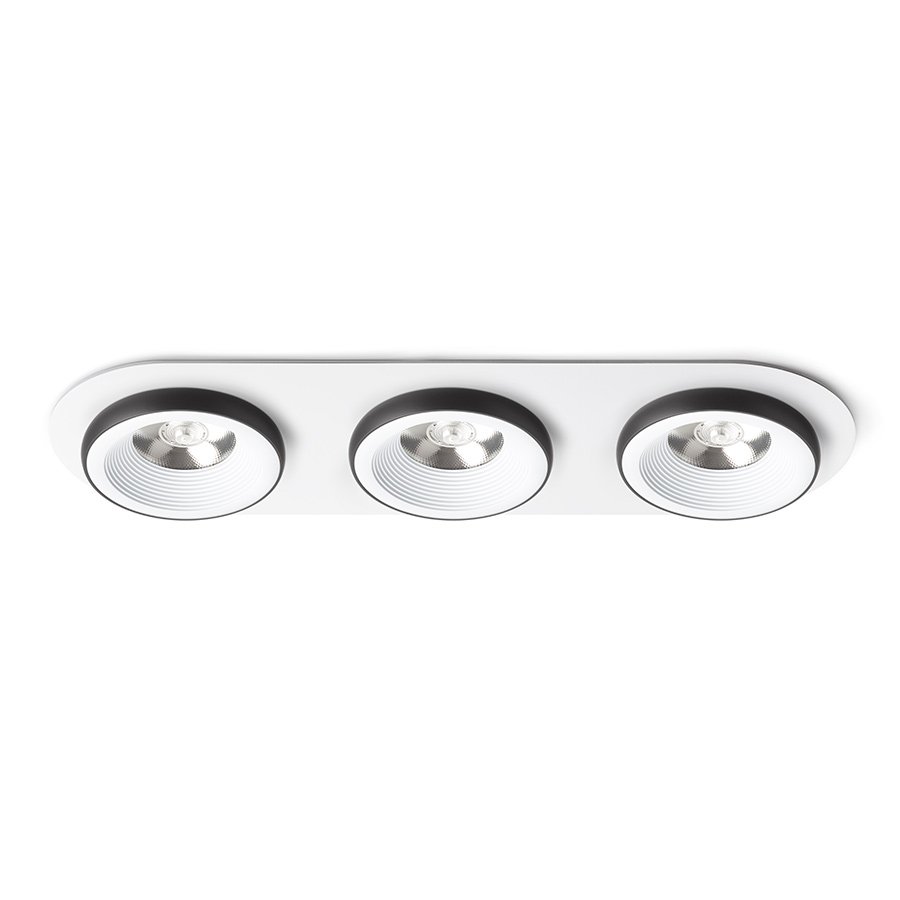 RENDL SHARM R III zápustná biela/čierna 230V LED 3x10W 24° 3000K – obrázok 1