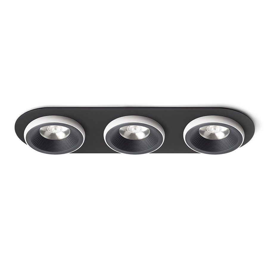 RENDL SHARM R III zápustná čierna/biela 230V LED 3x10W 24° 3000K – obrázok 1