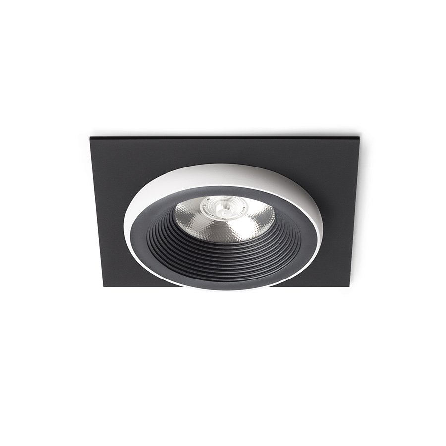 RENDL SHARM SQ I zápustná čierna/biela 230V LED 10W 24° 3000K – obrázok 1