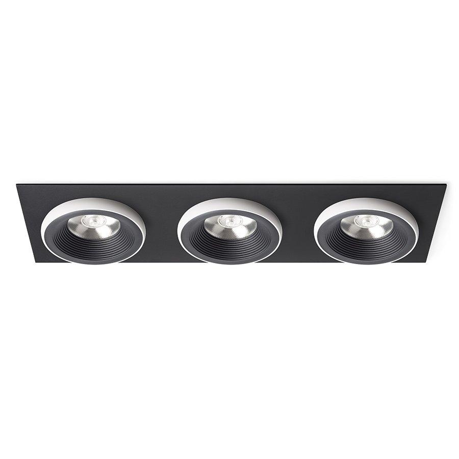 RENDL SHARM SQ III zápustná čierna/biela 230V LED 3x10W 24° 3000K – obrázok 1