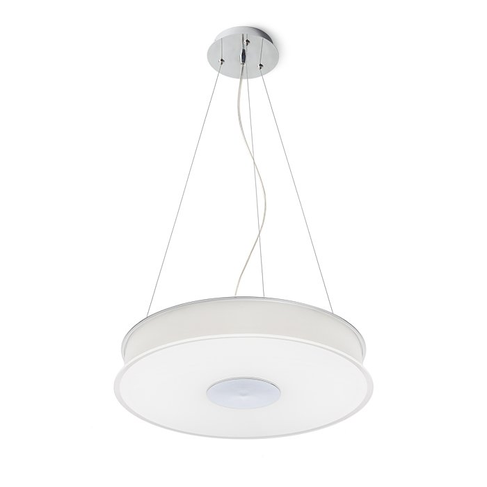 RENDL ASTERI LED závesná satinované sklo/chróm 230V LED 35W 3000K – obrázok 1